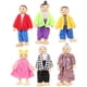 thumbnail image 3 of 1 juego de muñecas de madera, minicasa familiar, figuras de personas, juego de muñecas de escritorio, juguete familiar, 3 of 7