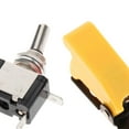 thumbnail image 3 of Almencla Electrical LED Light Rocker Toggle Switch 3Pin 12mm LED Toggle Switch for Truck Supplies yellow, 3 of 8