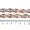 thumbnail image 4 of Transparent Electroplate Glass Beads Strands AB Color Plated Faceted Teardrop Camel 5~6x4mm Hole: 0.9mm about 65~67pcs/strand 15.35~16.4''(39~41cm), 4 of 4