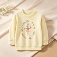 thumbnail image 2 of Nwiuh Toddler Boys Girls Christmas Sweatshirt Long Sleeve Baby Santa Claus Sweaters Xmas Winter Clothes 1-7T (Purple, 4-5 Years), 2 of 6
