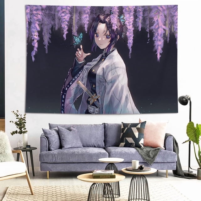Tapiz para colgar en la pared Demon Slayers Kamados Nezukos Anime