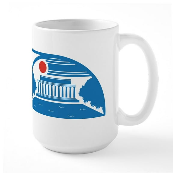 CafePress - Nasty Women March Large Mug - 15 oz Ceramic Large White Novelty Mug