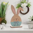 thumbnail image 6 of Uandlove Wooden Easter Decorations, 3D Stand-Up Blue Bunny & Egg Table Decor Set, Easter Centerpiece for Home Party Festive Decorations, 6 of 6