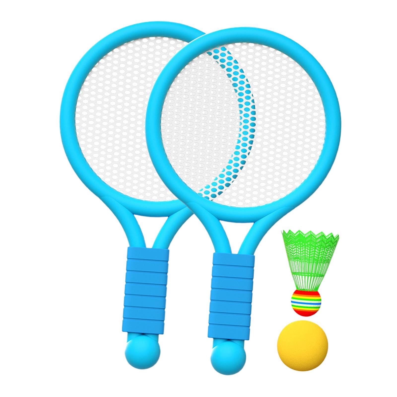 GARENDE Children Badminton Tennis Set Tennis Racket for Kids for Yard Girls Backyard Blue