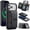 Black, variant on Lunvic for iPhone 18 Pro Max Wallet Case with Detachable Magnetic Card Holder, 2-in-1 RFID Blocking 8 Card Slots Trifold Kickstand Flip Shockproof Protective Cover, Black