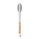 thumbnail image 2 of Wooden Handle Stainless Steel Barbecue Clip Steak Food Clip, 2 of 9