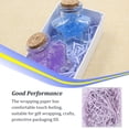 thumbnail image 3 of Maoww 1 Pack Lafite Paper Raffia Filler Colorful Shredded Box Packaging Decoration Practical Wedding Party Easter New Year Purple to gray, 3 of 7