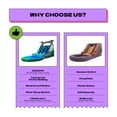 thumbnail image 4 of POP JUMP 13ft Topical Inflatable Dual Lane Slide with Pool for Kids & Adult, Include Blower, 4 of 11