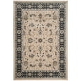 thumbnail image 3 of SAFAVIEH Lyndhurst Janel Traditional Bordered Area Rug, Light Beige/Anthracite, 6' x 9', 3 of 5