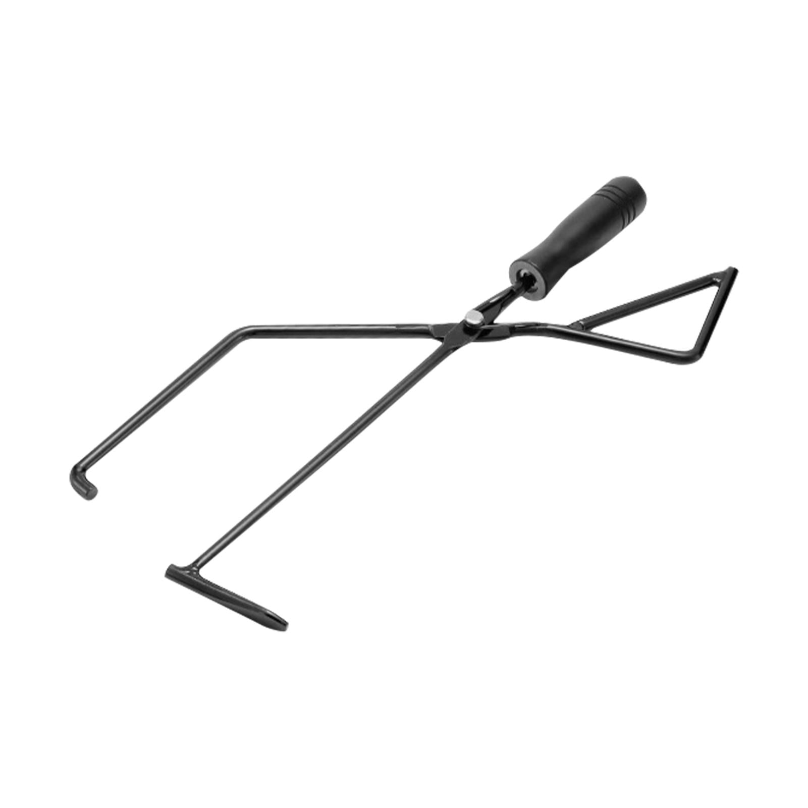Charcoal Tong Heavy Duty Fireplace Grabber Tong Outdoor Fire Pit