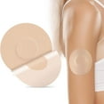 thumbnail image 2 of SUKVPSI 25 Pack Freestyle Bandage for Libre 3 Sensor Covers Waterproof 14 Days Overpatch Tape CGM Adhesive Patches Without Hole, Beige, 2 of 6