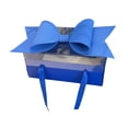 thumbnail image 3 of Caja vacía de San Valentín con lazo, romántica y única, con transparencia. Azul, 3 of 6