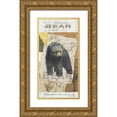 thumbnail image 1 of Phillips, Anita 14x24 Gold Ornate Wood Framed with Double Matting Museum Art Print Titled - Bear Sleep, 1 of 4