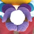 thumbnail image 6 of CC Brand Beige Kids Sherpa Lined Mittens Unisex Winter Accessories, 6 of 7