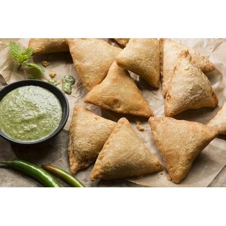 Monsoon Kitchens Large Vegetable Samosa 4 lbs (2 Count)