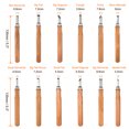 thumbnail image 2 of Unique Bargains 12 Packs Carbon Tool Steel Wood Chisels Carving Tools Knife Set with Plastic Box, 2 of 6
