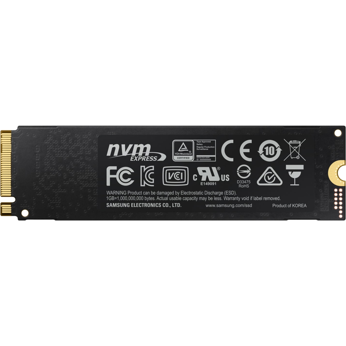 Samsung 970 EVO Plus 2 TB Solid State Drive, M.2 2280 Internal