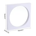 thumbnail image 2 of Uxcell Floating Thin Film Display Box, ABS Frame Case 6.3" x 6.3" x 0.79"(L*W*H) White 4pcs, 2 of 5