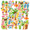 1A, variant on 35pcs-50pcs Colorful PVC Kids Stickers Toy Tropical Stationery Stickers Funny Graffiti Decals for Suitcase Phone Laptop