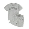 thumbnail image 3 of Hiijoy Big Girls Outfits New York Print Short Sleeves T Shirt & Shorts Set, Sizes 9-10Y, 3 of 3