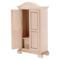 thumbnail image 2 of Mini Armoire de Maison Modèle Miniature Armoire en Bois Meubles de Maison de Poupée Modèle 1:12, 2 of 8
