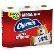 Charmin Ultra Strong Toilet Paper, 9 Mega Rolls