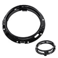 thumbnail image 2 of Headlamp Bezel, Antirust Headlight Ring Bracket Stainless Steel 7in Diameter  For Motorcycle Replacement For Land Rover, 2 of 8