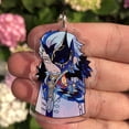 thumbnail image 5 of Genshin Impact Fatui Doctor Dottore Columbina Capitano Llavero Accesorios Llavero Mochila Colgante Accesorio Regalo de Navidad, 5 of 5
