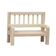 thumbnail image 4 of Mini Silla de Madera para Casa de Muñecas, Banco de Jardín a Escala 1/12, para Escena en Miniatura, 4 of 9