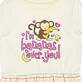 thumbnail image 4 of Inktastic I'm Bananas over You Girls Toddler Dress, 4 of 5