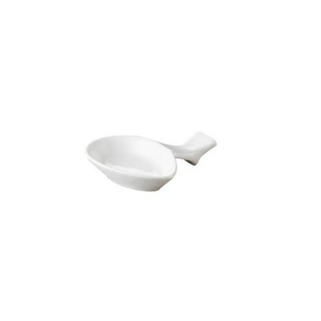 

Spoon & Chopstick Stand 3-3/4 W X 3-1/4 L X 1/2 H Porcelain Super White