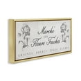 thumbnail image 3 of Stupell Industries French Flower Market Rustic Gold Framed Floater Canvas Wall Art design by Lil' Rue, 11 x 25, 3 of 9
