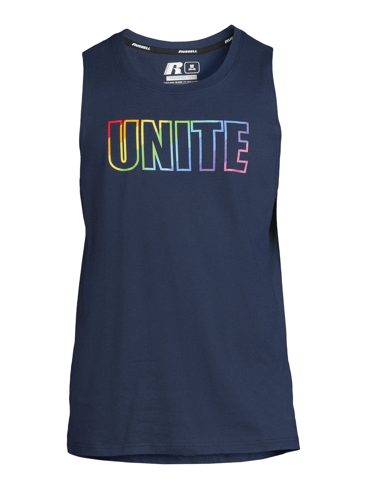 Russell Men's and Big Men's Active Unite Tank Top, up to Size 5XL