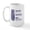 White, variant on - MBA Half Full Large Mug - 15 oz Ceramic Large White Novelty Mug