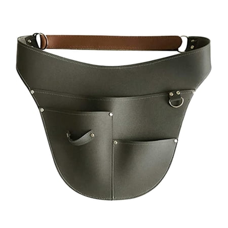 Imitation Leather Garden Tools Belt Holster Adjustable Waist Pouch Work Apron
