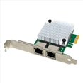 thumbnail image 3 of 2X 2 Puertos RJ45 PCIe X1 Dual Gigabit Realtek 8111F+ ASM1082E Filtro de Chip PCI-e Tarjeta de Red LAN para Computadora 1000M, 3 of 5