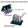 thumbnail image 4 of Marine Switch Panel IP65 Waterproof - 4 Gang Boat Switch Panel ,Easy to Install, 4 of 6