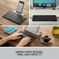 thumbnail image 3 of Logitech Keys-To-Go Super-Slim and Super-Light Bluetooth Keyboard for iPhone, iPad, and Apple TV, Black, 3 of 8