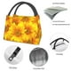 thumbnail image 4 of Fotbe 3D Sunflowers Bolsa Térmica Portátil con Estampado, Bolsa de Entrega de Alimentos Aislada, Bolsa Reutilizable de Gran Capacidad para Comidas y Supermercado, 4 of 6