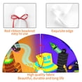 thumbnail image 3 of Lsque Geometry Dash Print Christmas Tree Skirt, Tree Skirt with Ties or Velcro, Perfect for Holiday Decorations, Halloween, and New Year-48", 3 of 7