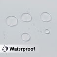 thumbnail image 3 of Lapalife Outdoor Curtains for Patio Waterproof Grommet Anti-Tickling Patio Curtains Light Blocking Privacy for Porch, Pergola, 52"x 108", White, 1 Panel, 3 of 6