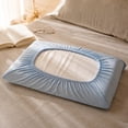thumbnail image 4 of Cool Feeling Pillowcase Spandex Pillow Cover, Removable & Washable, Portable Disposable Isolation Cover for Lazy Use Light Blue, 4 of 6
