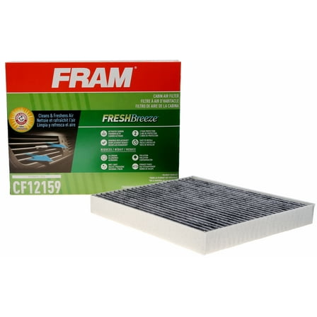 FRAM Fresh Breeze Cabin Air Filter CF12159 with Arm & Hammer Baking Soda, for Select Hyundai and Kia Vehicles Fits select: 2016-2020 KIA OPTIMA, 2016-2019 HYUNDAI SONATA