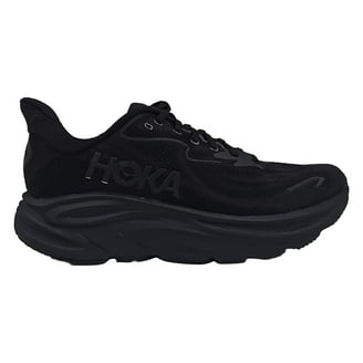 Hoka Men's Bondi 8 Sneaker, Black, 9.5, Lightweight Foam, Vegan
