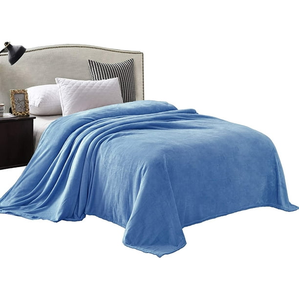 CPDD Queen Size Flannel Fleece Velvet Plush Bed Blanket as