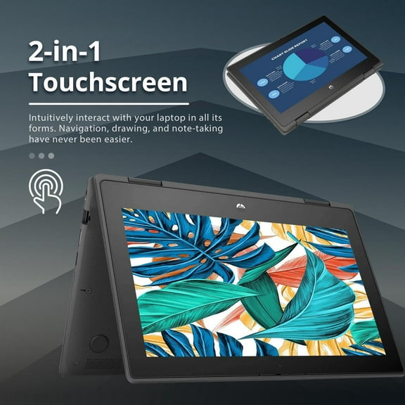 Restored HP ProBook x360 11 G4 EE, Intel m3-8100Y, 8GB RAM, 128GB SSD, 11.6" HD Touchscreen, Windows 10 Pro (Refurbished)