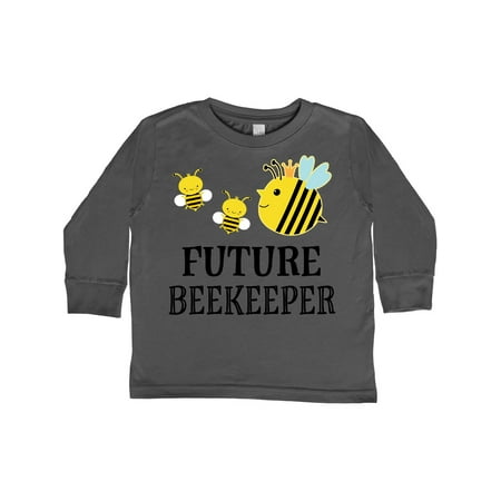 

Inktastic Future Beekeeper Honey Bee Gift Toddler Boy or Toddler Girl Long Sleeve T-Shirt
