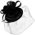 thumbnail image 1 of Diadema fascinador, sombrero para fiesta de té, tocado para banquete, accesorio para el cabello para mujer, 1 of 6