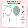 thumbnail image 2 of Uxcell 4 Pack Beadable Mirrors with Handle, 7.7 Inch Long Oval Shape Bead Mirror Bars Removable for DIY Crafts(Light Green), 2 of 7