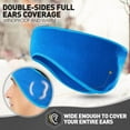 thumbnail image 4 of HESHENG Fleece Ear Warmers Headband Winter Ear Muffs for Men Women Kids in Cold Weather, Running Yoga Skiing Riding Bike Ear Cover, 4 of 7